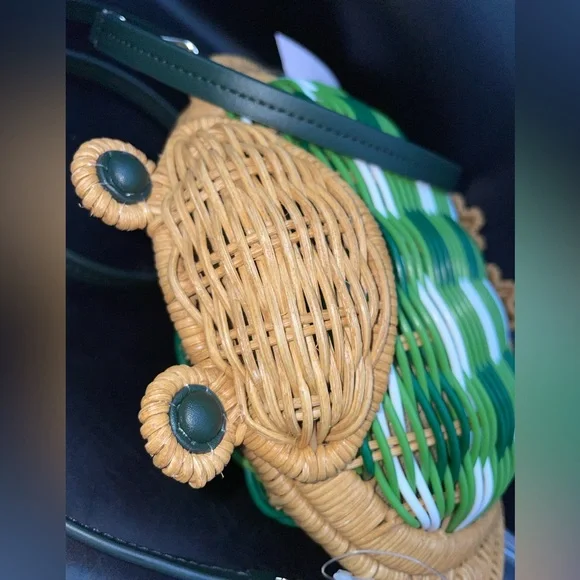 Kate Spade Green and Tan Frog Crossbody Bag - Picture 9 of 9